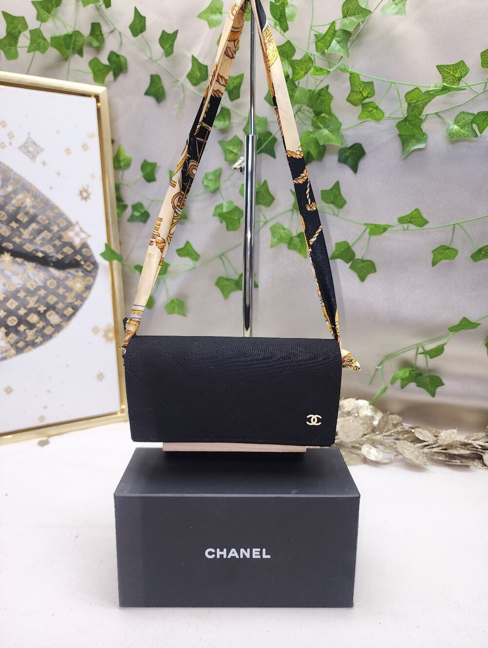 Authentic Chanel Upcycled Sunglass Case With Box